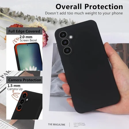 Abatech Samsung S25FE Siyah Lansman Kılıf