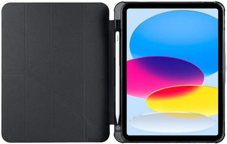 Abatech iPad 11.nesil A16 11INÇ/10.NESIL 10.9 Inç Ile Uyumlu Kalemlikli, Uyku Modlu, Mıknatıslı, Üçgen Standlı, Darbeye Dayanıklı Kaplama Akıllı Kılıf