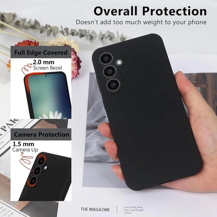 Abatech Samsung S26 FE Siyah Lansman Kılıf