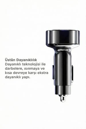 Abatech Hızlı Araç Şarj Cihazı USB Type-C Destekli 66W G19 Siyah