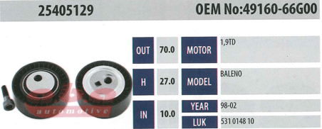 ABA 25405129 Gergi Rulmanı