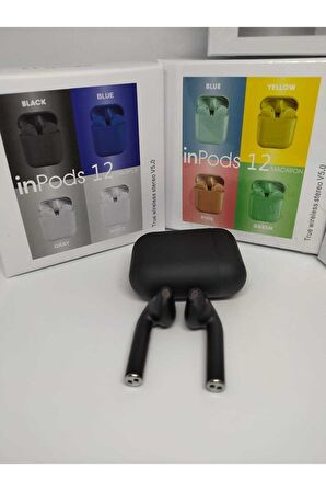 Inpods I12 Bluetooth 5.0 Android Ios Ios Uyumlu Stereo Dokunmatik Kablosuz Kulaklık