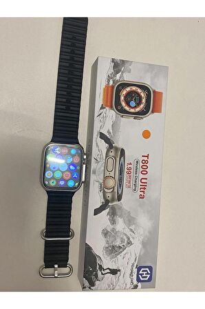 Ios 14 - Ios 14 PLUS UYUMLU WATCH 8 800T ULTRA 49MM AKILLI SAAT ÇİFT KORDONLU