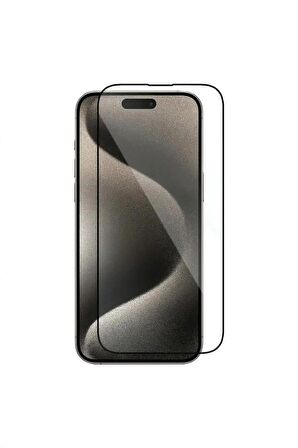 İPHONE 15 PLUS KIRILMAZ CAM ANTİ STATİC FOUR STRONG FULL SCREEN 9D YÜKSEK KALİTE