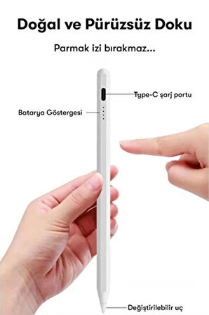 TABLET KALEMİ TÜM CİHAZLARLA UYUMLU DOKUNMATİK KALEM İOS ANDROİD UYUMLU PENCİL TABLET