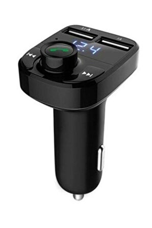  Car X8 Araç Fm Transmitter 5.0 Bluetooth Araç Kiti Usb Mp3 Sd Kart Girişli