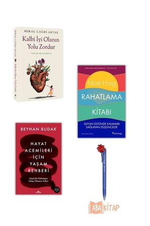 1.Kalbi İyi Olanın Yolu Zordur 2.Rahatlama Kitabı 3.Hayat Acemileri Için Yaşam Rehberi, Kalem Hediye