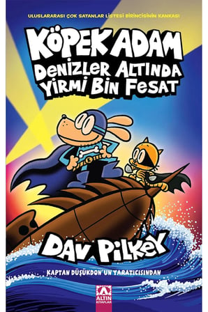 Köpek Adam-11 , Köpek Adam Denizler Altında Yirmi Bin Fesat, Anahtarlık Hediyeli, Dav PILKEY