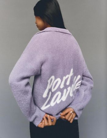 Allbucks Bershka Polo Yaka Tüylü Kazak Sweatshirt ABBRS3812