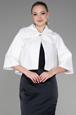 Kürk Görünümlü Abiye Ceket ABC001