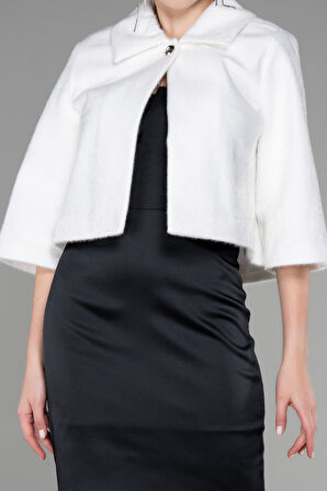 Kürk Görünümlü Abiye Ceket ABC001