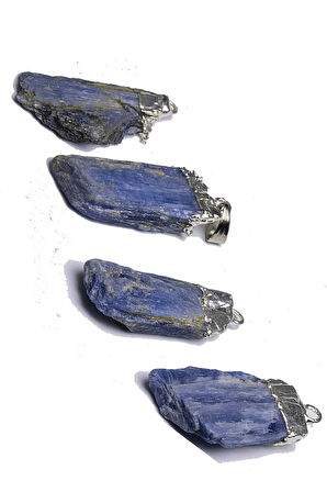 Sertifikalı Ham Işlenmemiş Kyanit Taşı Kolye