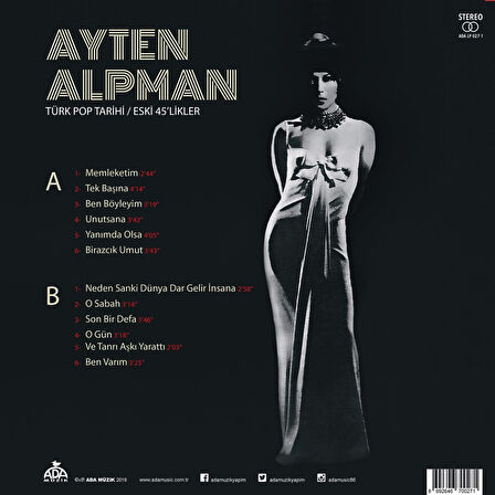 Ayten Alpman Türk Pop Tarihi Eski 45'likler -Plak