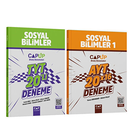 Çap Yayınları TYT AYT Sosyal Bilimler Deneme Seti 2 Kitap