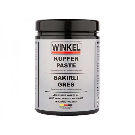 Winkel Bakırlı Gres ve Montaj Pastası 1kg Antiseize Bakır Paste