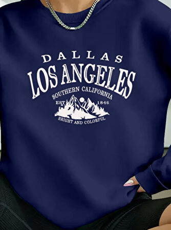 JANES Kadın Uzun Kollu Bisiklet Yaka Viskon Iki Iplik Bluz