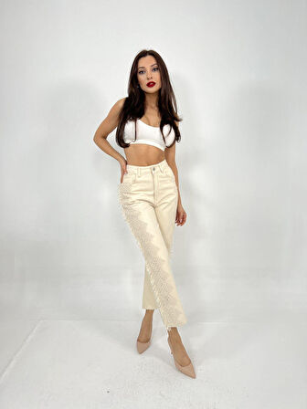 JANES 6240 PANTOLON-KREM