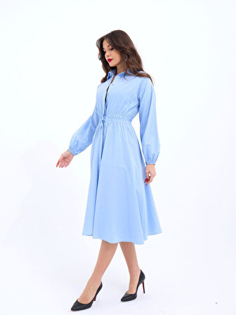 JANES 6813 ELBİSE-MAVİ