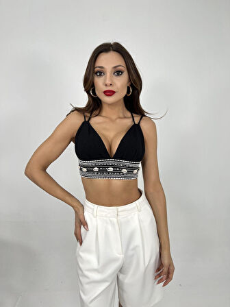 JANES 6862 CROP-SİYAH