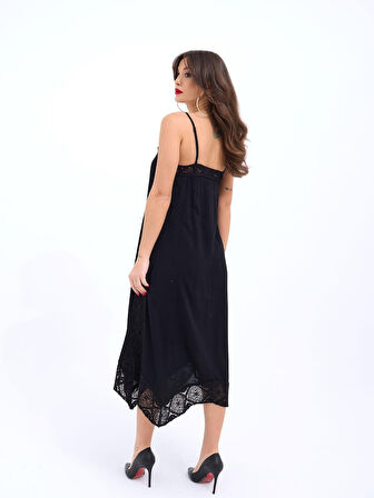 JANES 7108 ELBİSE-SİYAH