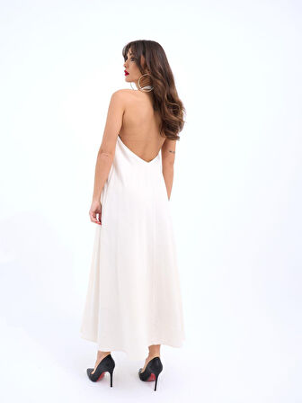 JANES 7338 ELBİSE-BEJ
