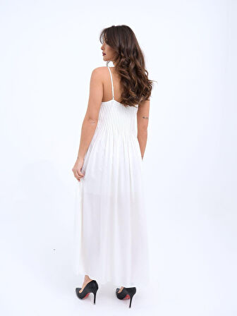 JANES 6806 ELBİSE-EKRU