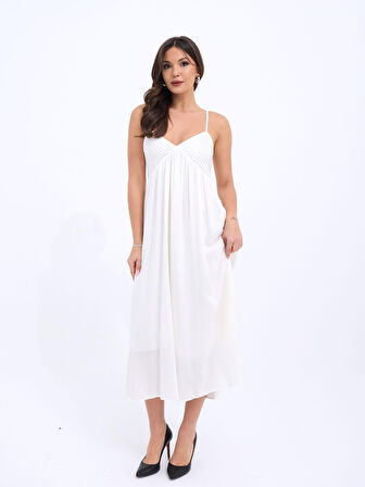 JANES 7322 ELBİSE-EKRU