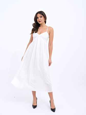JANES 7322 ELBİSE-EKRU