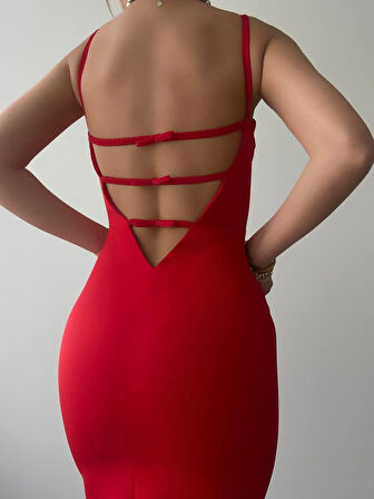 JANES Chatelet Askılı Kalem Elbise