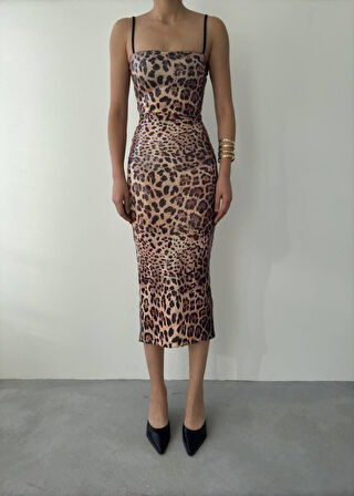 JANES Kisha İp Askılı Elbise