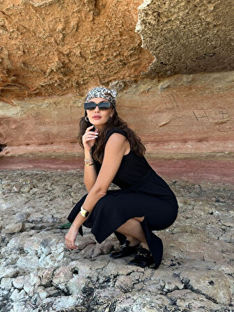 JANES Pamela Kuşakli Vatkali Elbi̇se
