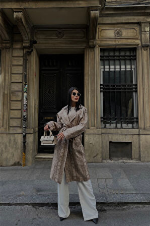 JANES YILAN DESEN TRENCH - Bej