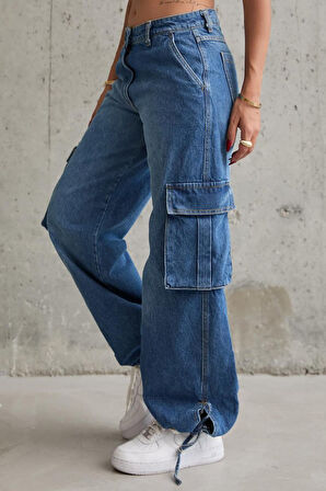 JANES Mavi Yan Cepli Jeans Pantolon