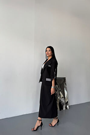 JANES CROP CEKET - ETEK TAKIM - Siyah