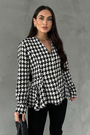 JANES Ekru Arka Fiyonk Detaylı Ceket