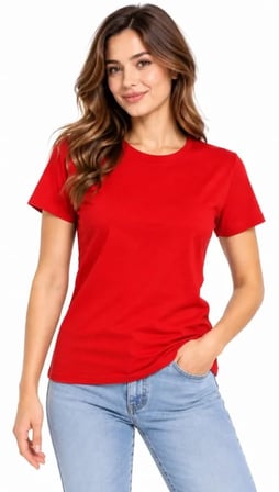JANES Basic Tişört Bisiklet Yaka Kısa Kol Günlük Yazlık Slim Fit T-Shirt
