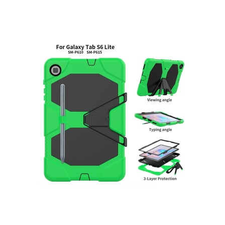 Samsung Galaxy T500 Tab A7 10.4 Kılıf Griffin Tablet Kapak - Yeşil iegxx