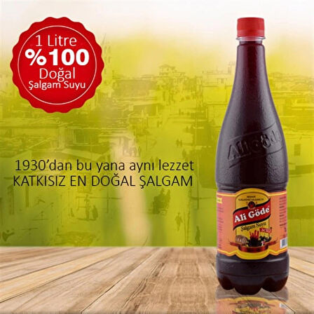 Ali Göde Şalgam Suyu 1000 ml 4 Adet (Acılı)