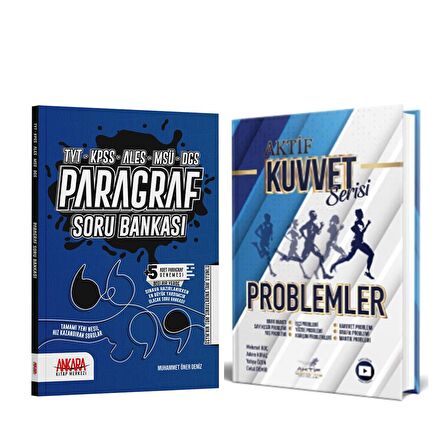 Aktif Öğrenme Problemler ve AKM Paragraf Soru Bankası Seti 2 Kitap