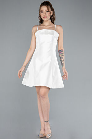 Askılı Mini Gece Elbisesi ABK2276