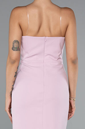 Straplez Kısa Davet Elbisesi ABK2362