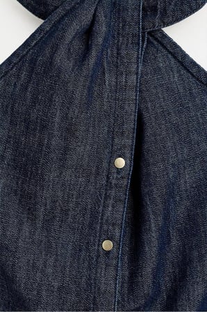 ALLBUCKS Lefties Denim Halter Top Bluz ABLFT00007