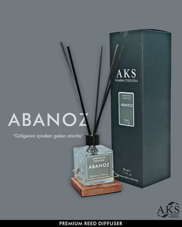 AKS - ABANOZ REED DIFFUSER / ODA KOKUSU (50 ML) - Alkolsüz özel formül