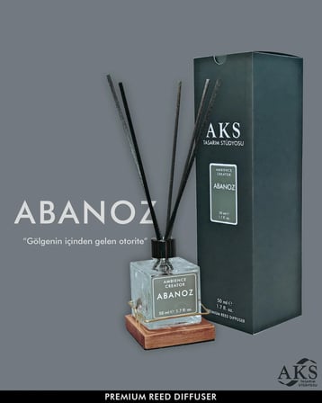 AKS - ABANOZ REED DIFFUSER / ODA KOKUSU (50 ML) - Alkolsüz özel formül