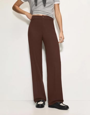ALLBUCKS Pull & Bear Yüksek Bel Kumaş Pantolon ABPNB00020