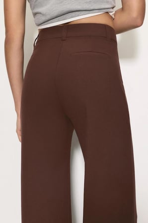 ALLBUCKS Pull & Bear Yüksek Bel Kumaş Pantolon ABPNB00020