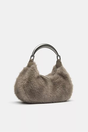 ALLBUCKS PULL & BEAR METALİK SAPLI SUNİ KÜRK ÇANTA ABPNB3755