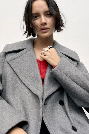 ALLBUCKS PULL & BEAR YUMUŞAK KUMAŞ UZUN KABAN ABPNB3758