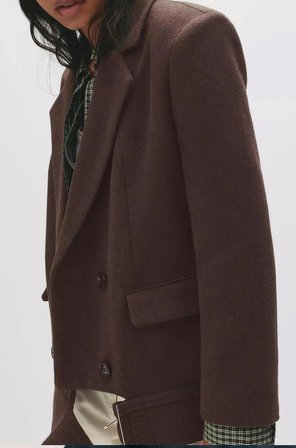 ALLBUCKS PULL & BEAR KEMERLİ KISA KAŞE KABAN CEKET ABPNB3799