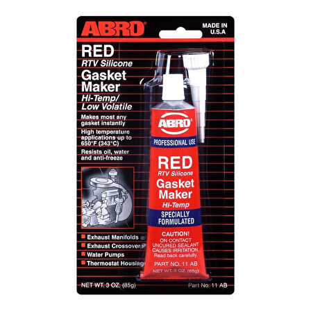 Abro 11-AB Sıvı Conta Kırmızı - 85 gr